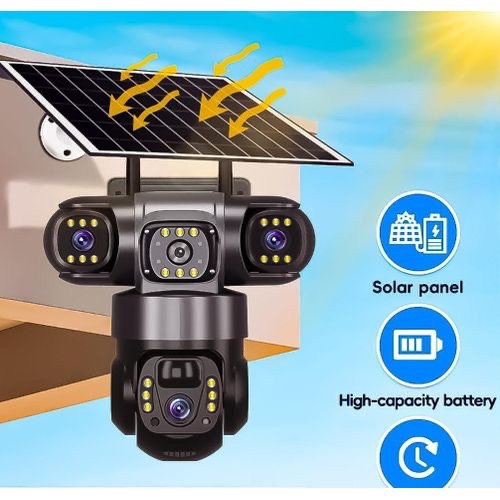 4G V380 security camera with Solar