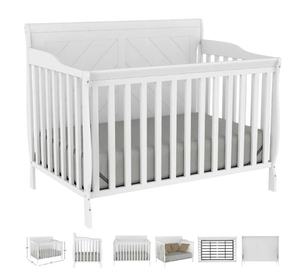 Bebelelo baby nursery kit 112, convertible baby crib and changing table