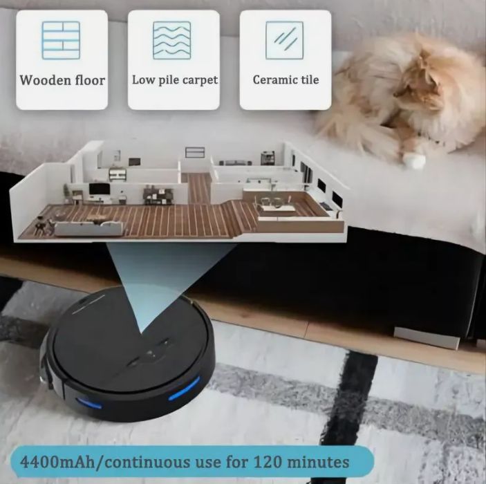 Robot Vacuum Cleaner Smart Wireless