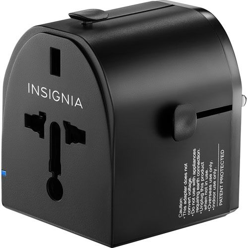 Insignia All-In-One Travel Adapter - Black