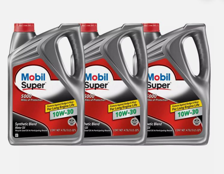 Mobil 1 124406 Super Synthetic Blend Motor Oil